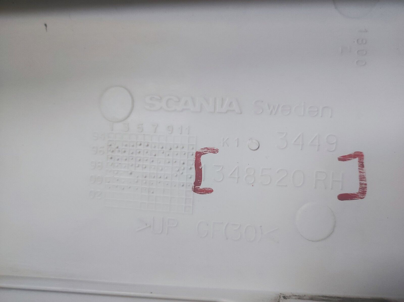 SCANIA Side fenders spoiler SCANIA CP truck