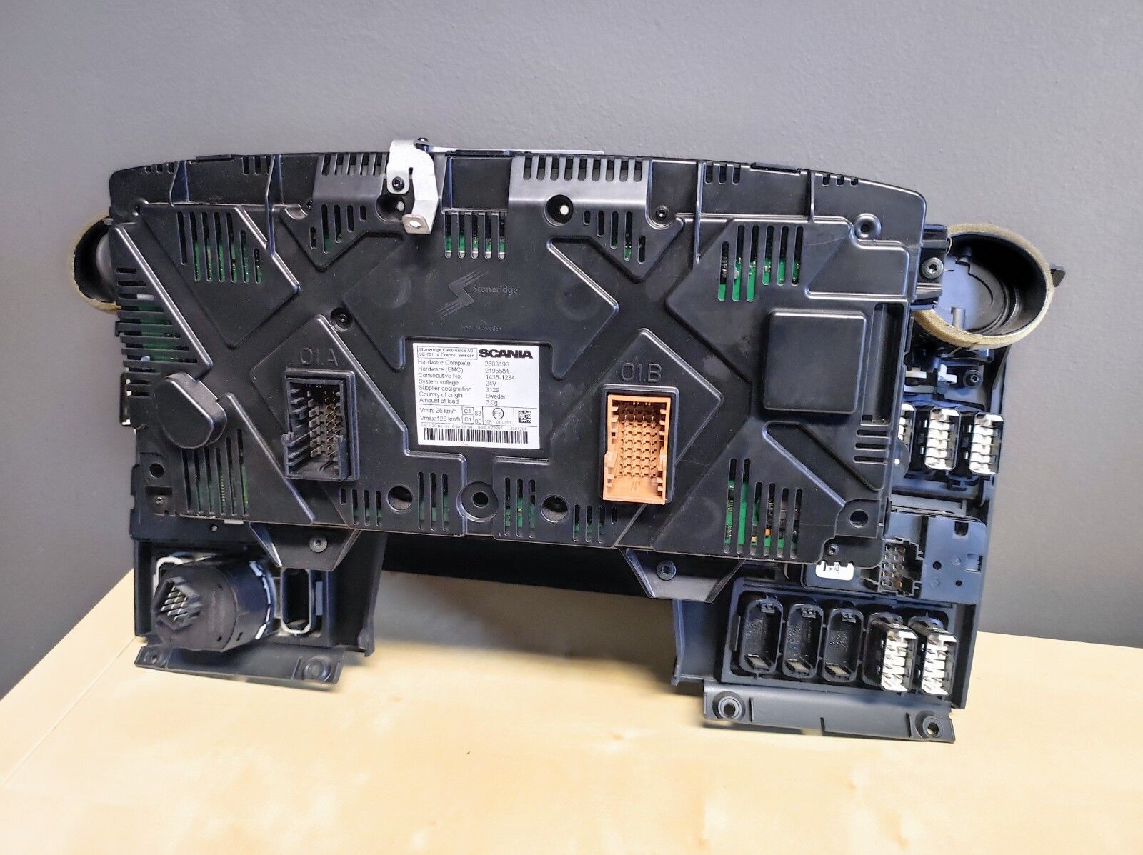 SCANIA CLUSTER - DISPLAY dashboard SCANIA EURO 6 - E6 - EURO6 truck