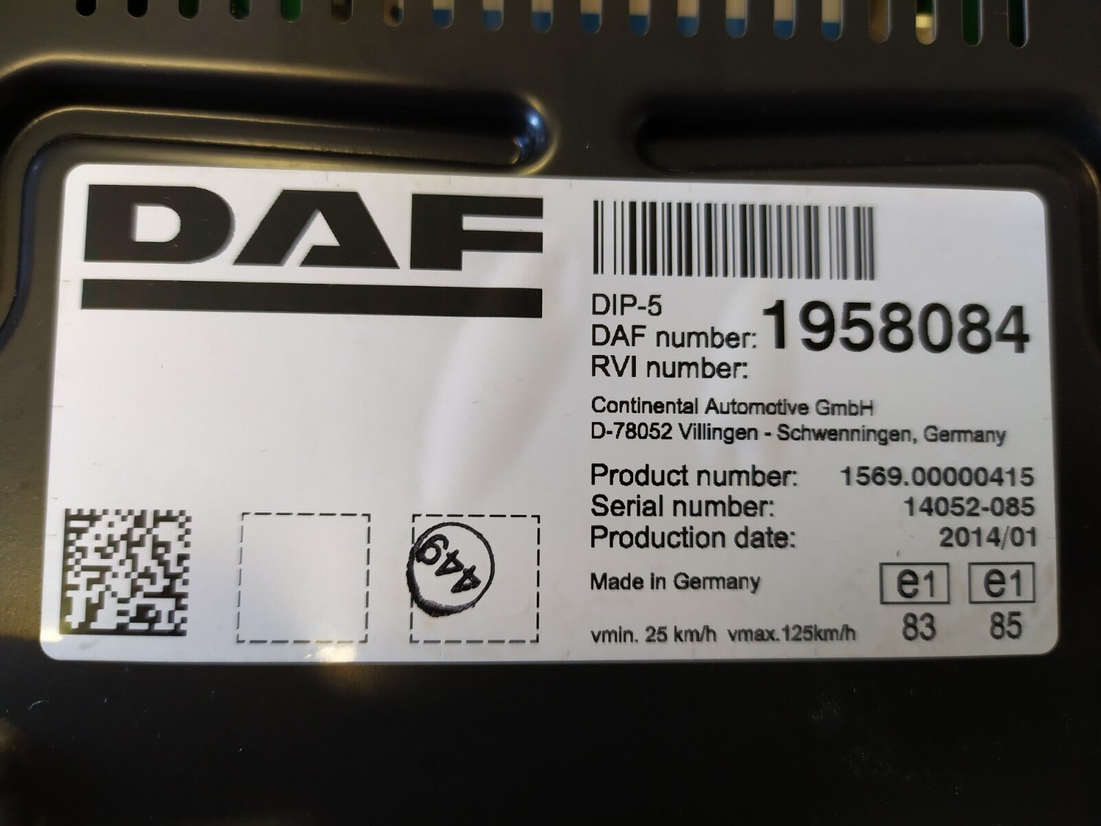 DAF DAF XF106 CF86 truck